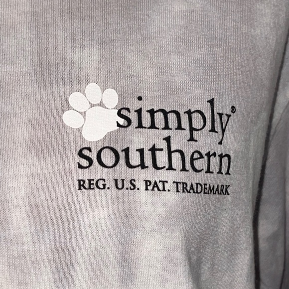 Simply Southern Gray Logo Shirt - Picture 2 of 5